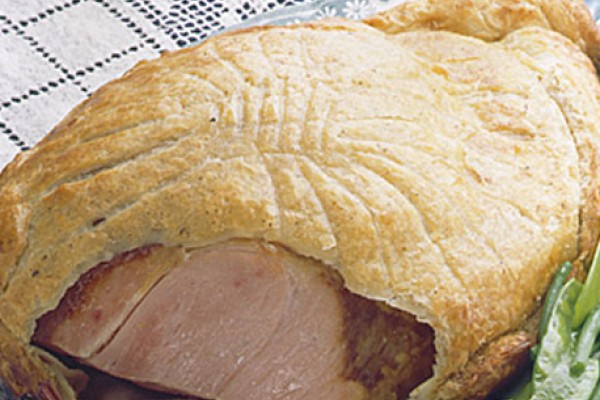 smoked ham en croute