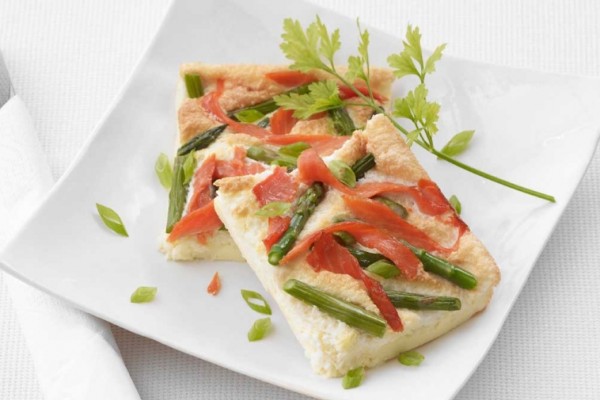 smoked salmon frittata