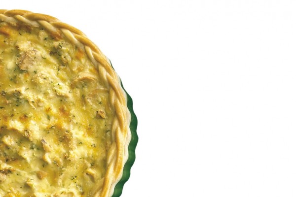turkey and cheese quiche