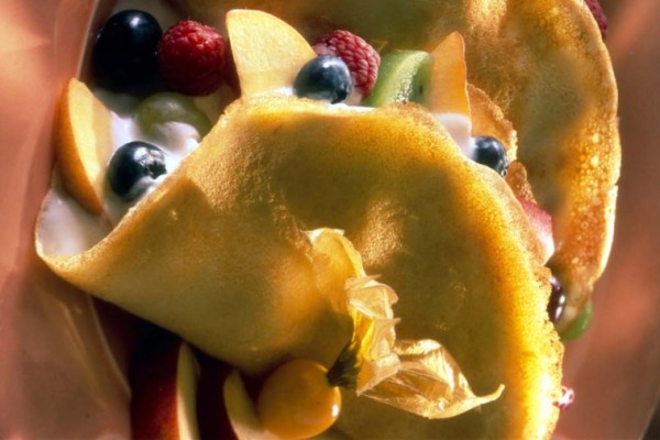 tutti frutti pancakes