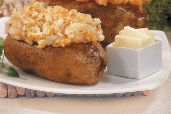 twice cooked butter herb potatoes