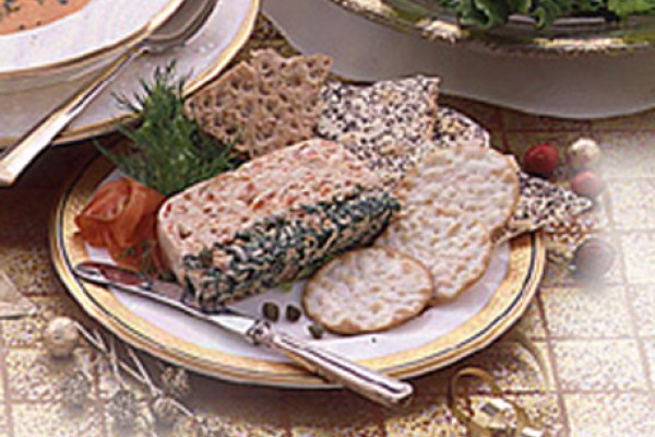 two salmon pate