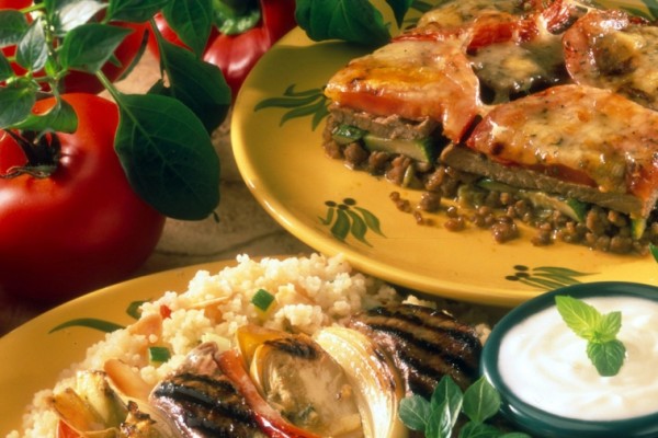 zucchini and tomato lamb pate
