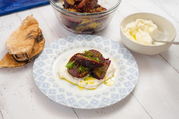 Zaatar Beet and Feta Salad