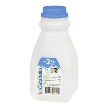 Laiterie de l'Outaouais Partly Skimmed Milk 2% M.F.  500ml