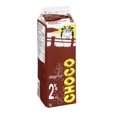 Laiterie de La Baie Chocolate Milk Beverage 2% M.F. 1L