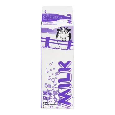 Laiterie de La Baie Skim Milk 0% M.F. 1L