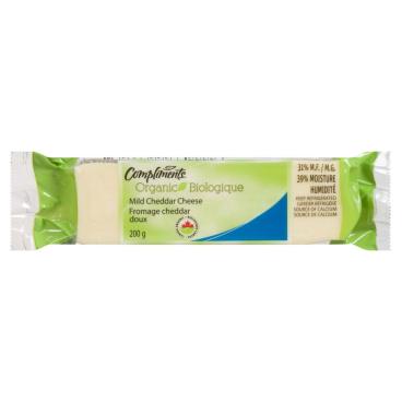 Compliments Organic Organic Mild Cheddar 200g