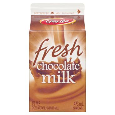 Gay Lea Partly Skimmed Chocolate Milk 1% M.F. 473ml