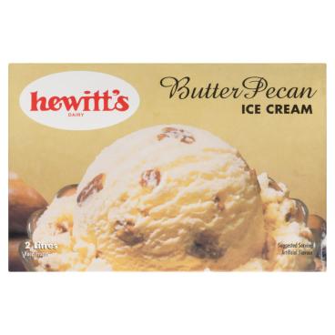 Hewitt's Dairy Butter Pecan Premium  Ice Cream 2L
