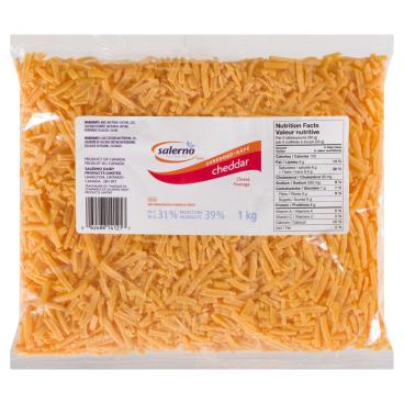 Salerno Shredded Coloured Cheddar 1kg
