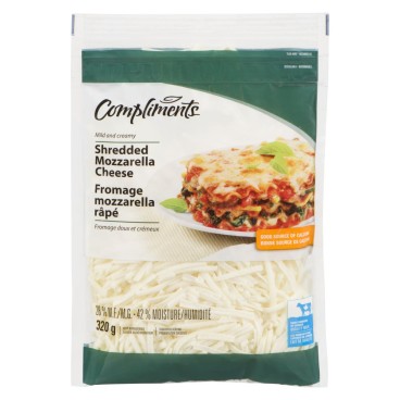Compliments Shredded Mozzarella 320g