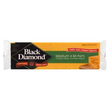 Black Diamond Medium Coloured Cheddar 600g