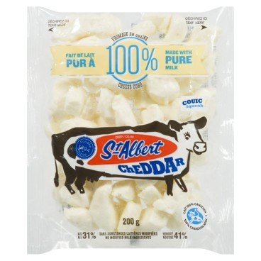 St-Albert Fresh White Cheddar Curds 200g