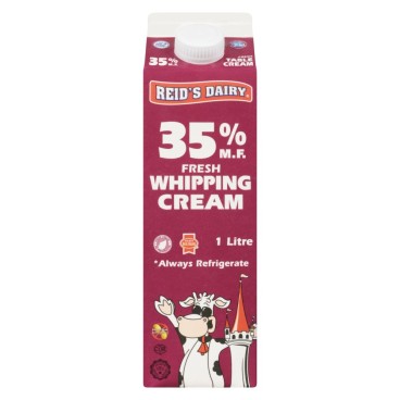 Reid's Dairy Fresh Whipping Cream 35% M.F.  1L