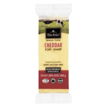 Biobio Organic Sharp Cheddar 200g