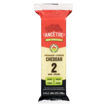 L'Ancêtre Organic Cheddar 2 Years 200g