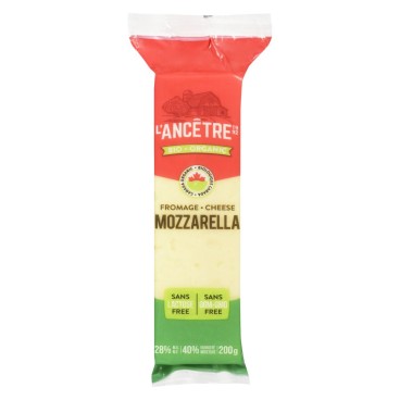 L'Ancêtre Organic Mozzarella 28% M.F. 200g