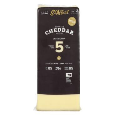 St-Albert Cheddar Aged 5 Years 270g