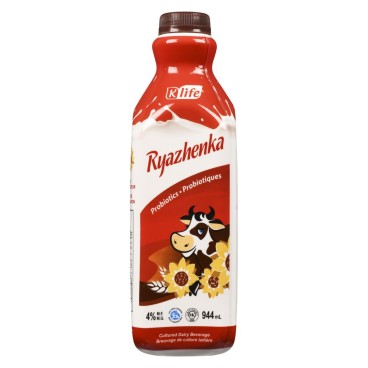 Klife Ryazhenka Drinkable Yogurt 4% M.F. 944ml