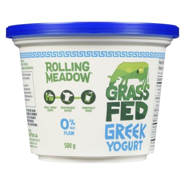 Rolling Meadow Grass-Fed Plain Greek Yogurt 0% M.F. 500g