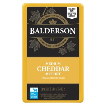 Balderson Medium Coloured Cheddar 400g