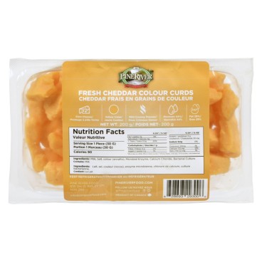 Pine River Coloured Cheddar Curds 200G