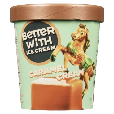Better Acres Ice Cream Caramel Cream Ice Cream 473ml