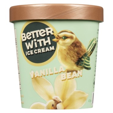 Better Acres Ice Cream Vanilla Bean Ice Cream 473ml