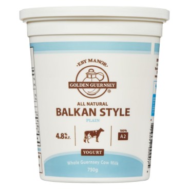 Eby Manor Balkan Style Yogurt 4.8% M.F. 750g