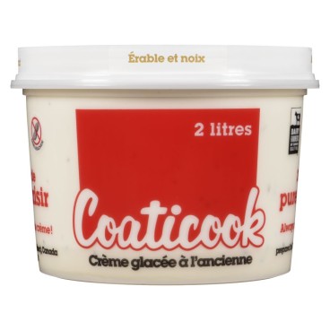 Coaticook Maple Walnut Old-Fashioned Ice Cream 2L