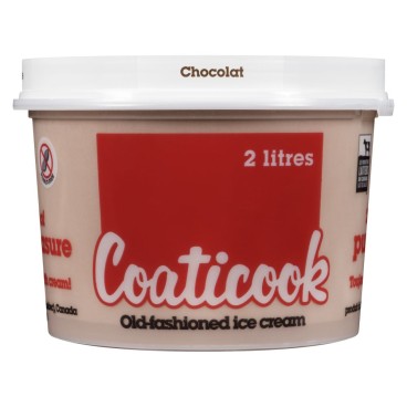 Coaticook Chocolate Old-Fashioned Ice Cream 2L