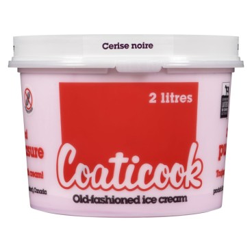 Coaticook Black Cherry Old-Fashioned Ice Cream 2L