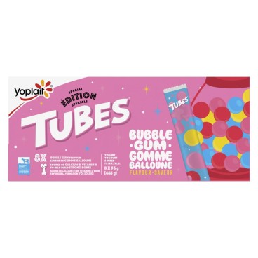 Yoplait Tubes Tubes Red, White, and Blue Pop Yogurt 1% M.F. 8x56g