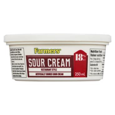 Farmers Sour Cream 18% M.G. 250ml