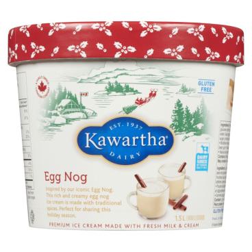 Kawartha Dairy Egg Nog Ice Cream (Seasonal) 1.5L