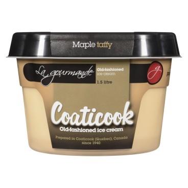 Coaticook La Gourmande Maple Taffy Old-Fashioned Ice Cream 1.5L
