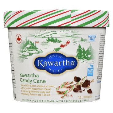 Kawartha Dairy Kawartha Candy Cane Ice Cream (Seasonal) 1.5L