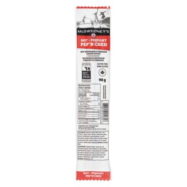 McSweeney's Hot Pepperoni & Cheddar Cheese Sticks 90g