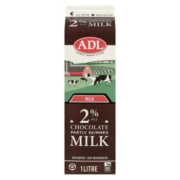 ADL Partly Skimmed Chocolate Milk 2% M.F. 1L