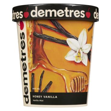 Demetres Honey Vanilla Ice Cream 500ml