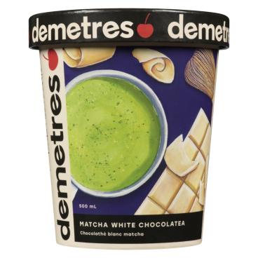 Demetres Matcha White Chocolatea Ice Cream 500ml