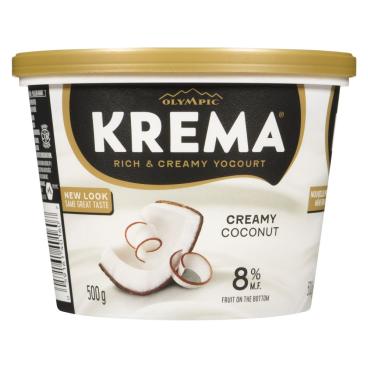 Olympic Krema Coconut Balkan Style Yogurt 8% M.F. 500g