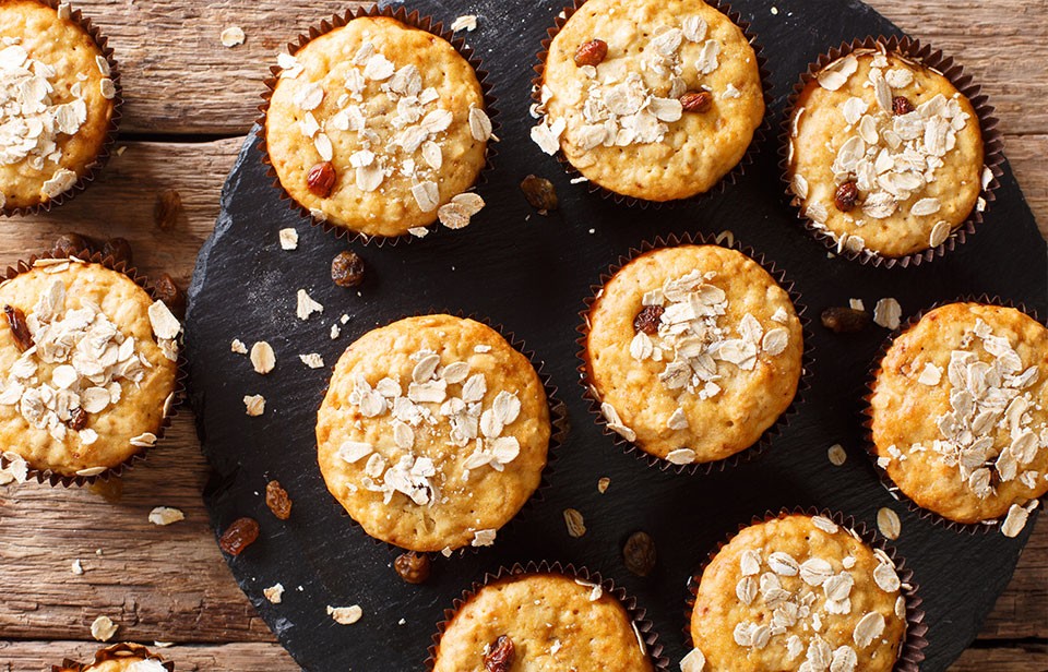 Easy to freeze muesli muffins
