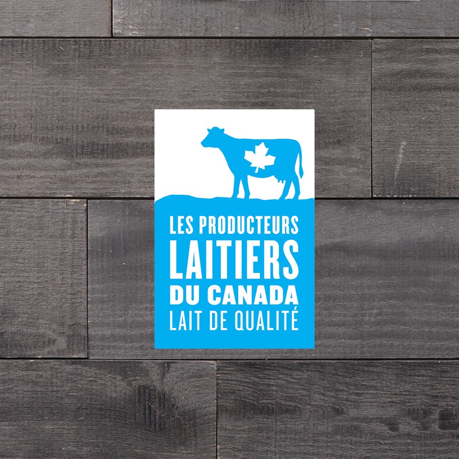 Autocollant électrostatique Lait de qualité