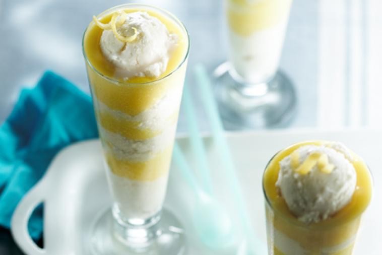 Freeze-Ahead Lemon Parfaits