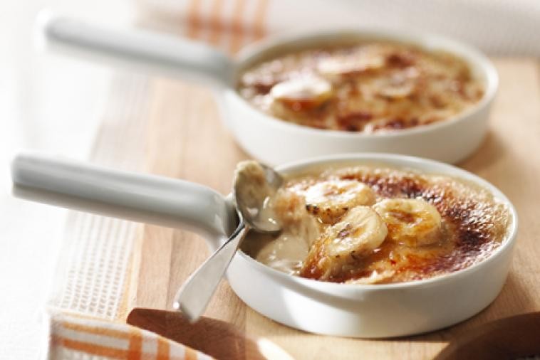 Frozen Banana Crème Brulée 