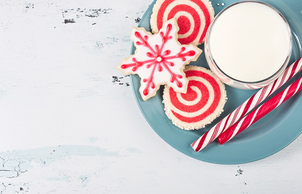 Festive butter cookies