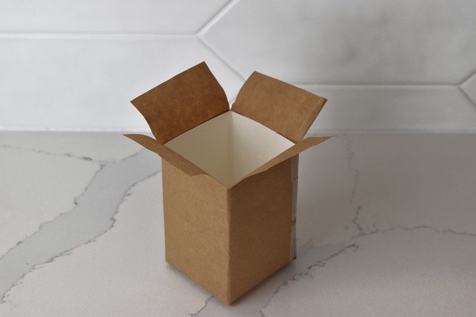 Step 3 milk carton gift boxes