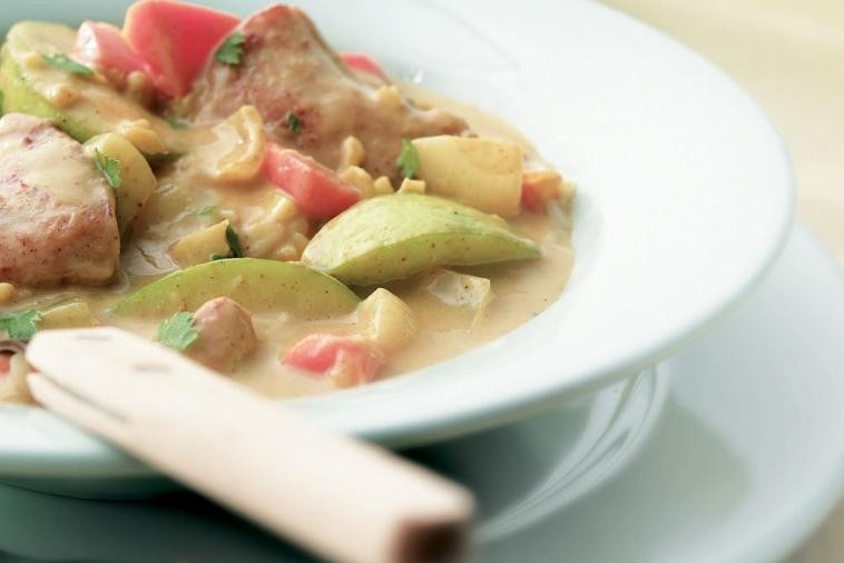 Ragoût de poulet et aux legumes